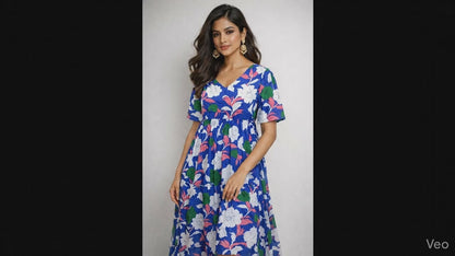 Blue Breeze - Non Feeding Cotton Maxi